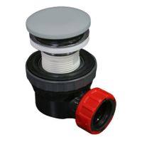 Speciaal Ruimtebesparend sifon met clickwaste Mondiaz Easy | 5/4" | Solid Surface | clay