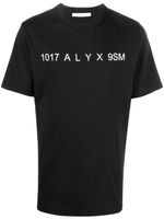 1017 ALYX 9SM t-shirt à logo imprimé - Noir