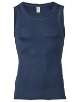 Heren Hemd Zijde Wol Engel Natur Kleur Navy blauw Maat 50/52 - Large Heren Hemd Zijde Wol Engel Natur Kleur Navy blauw Maat 50/52 - Large