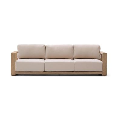 Kave Home Ambra 3-zitsbank acaciahout