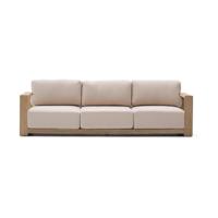 Kave Home Ambra 3-zitsbank acaciahout Kave Home Ambra 3-zitsbank acaciahout