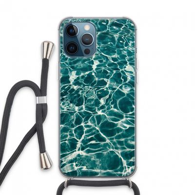 Weerkaatsing water: iPhone 13 Pro Max Transparant Hoesje met koord