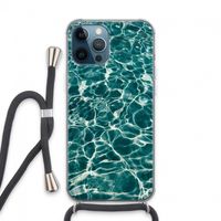 Weerkaatsing water: iPhone 13 Pro Max Transparant Hoesje met koord