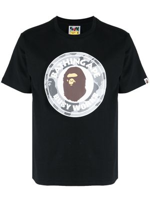 A BATHING APE® t-shirt Busy Works à logo imprimé en coton - Noir