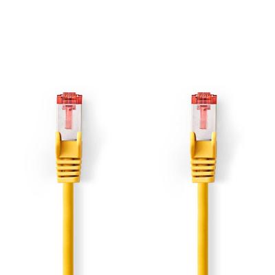 Nedis CAT6 Netwerkkabel | RJ45 Male | RJ45 Male | S/FTP | 15.0 m | Rond | LSZH | Grijs | Label - CCGL85221YE150