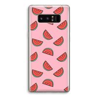 Watermeloen: Samsung Galaxy Note 8 Transparant Hoesje - thumbnail