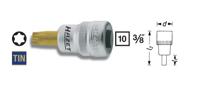 Hazet 8802-T15 8802-T20 Binnen-Torx Dopsleutel-bitinzet T 20 3/8 (10 mm)