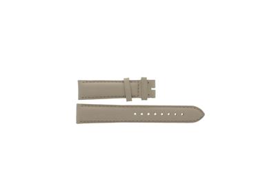 Horlogeband Burberry BU9131 Leder Beige 18mm