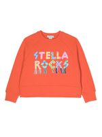 Stella McCartney Kids sweat à imprimé Stella Rocks - Rouge - thumbnail