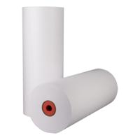 Kraftpapier op rol 70 cm x 500 meter 40 gram/m2 wit 2-zijdig glad (ongestreept)