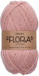 Drops Flora Uni Colour 30 Desert Rose