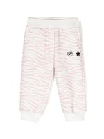 Chiara Ferragni Kids pantalon à imprimé animalier - Rose - thumbnail