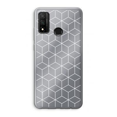 Zwart-witte kubussen: Huawei P Smart (2020) Transparant Hoesje