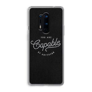 Capable: OnePlus 8 Pro Transparant Hoesje