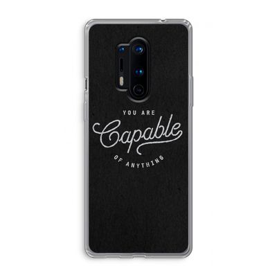 Capable: OnePlus 8 Pro Transparant Hoesje