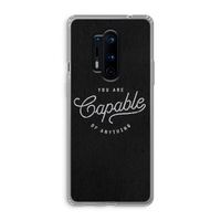 Capable: OnePlus 8 Pro Transparant Hoesje