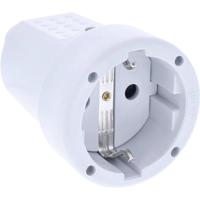 AS Schwabe 62223 Koppeling met randaarde PVC 230 V Grijs IP20
