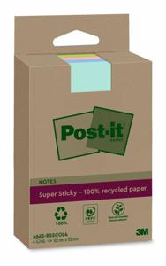 Post-It 4645-RSSCOL4 zelfklevend notitiepapier Rechthoek Blauw, Groen, Roze, Turkoois 45 vel Zelfplakkend