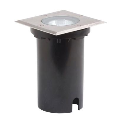 KonstSmide GrondSpot 11cm vierkant RVS - 7608-000