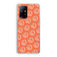 Just peachy: Oppo A95 5G Transparant Hoesje