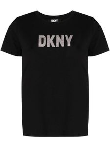 DKNY t-shirt à logo imprimé - Noir