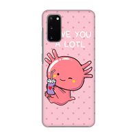Love You A Lotl: Volledig geprint Samsung Galaxy S20 Hoesje