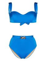 Noire Swimwear bikini bandeau Seashell - Bleu - thumbnail