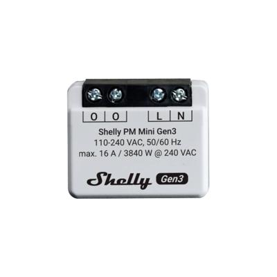 Shelly Shelly PM Mini Gen3 Schakel-meetactor WiFi, Bluetooth