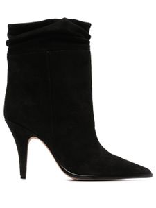 Alexandre Birman bottes en daim à bout pointu - Noir