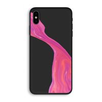 Paarse stroom: iPhone XS Biologisch afbreekbaar hoesje