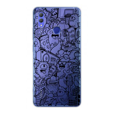 Vexx Black City : Honor Note 10 Transparant Hoesje
