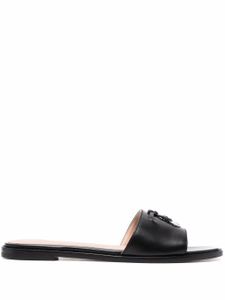 Scarosso sandales Beatrice en cuir - Noir