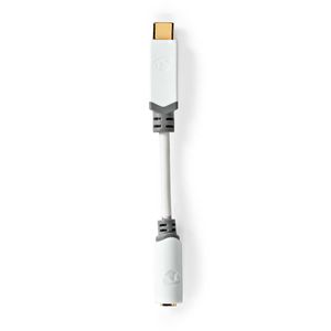 Nedis CCBW65950WT01 USB adapter USB-C male naar 3.5mm jack female 0.1m