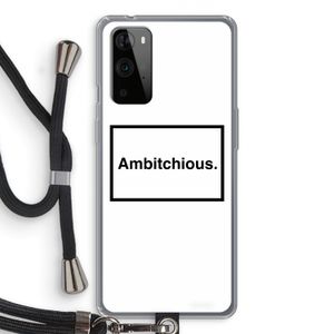 Ambitchious: OnePlus 9 Pro Transparant Hoesje met koord
