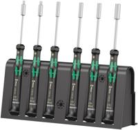 Wera 2069/6 Micro-dopschroevendraaierset + houder, 6 -delig - 1 stuk(s) - 05118158001