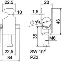 OBO Bettermann 1186409 Beugelklem 1 stuk(s)