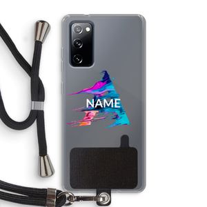 Abstract Spectrum: Samsung Galaxy S20 FE / S20 FE 5G Transparant Hoesje met koord