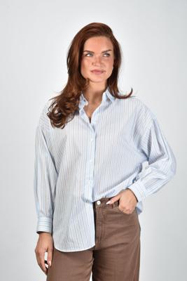 Academia blouse Giorgia 76D7-620 light blue striped
