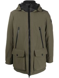 Woolrich parka zippé à capuche - Vert