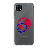 Run The World: Samsung Galaxy A22 5G Transparant Hoesje