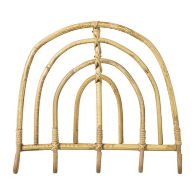 Rotan kapstok - bruin - 40x36x7.5 cm
