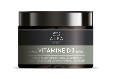 Alfa Immuunsysteem Vitamine D3 - 2000 IU 120Capsules