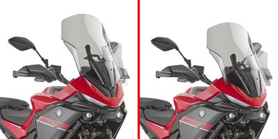 GIVI Windscherm, moto en scooter, D2177S Verhoogd getint