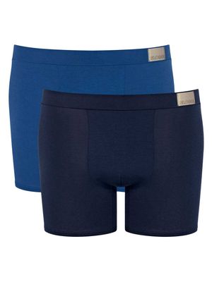 Sloggi - 2p Short - Go Natural - navy, Maat:L