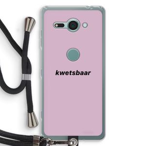kwetsbaar: Sony Xperia XZ2 Compact Transparant Hoesje met koord