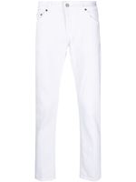 DONDUP pantalon chino à coupe slim - Blanc