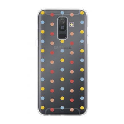 Bollen: Samsung Galaxy A6 Plus (2018) Transparant Hoesje