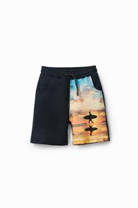 Short met surfscene - BLUE - 7/8