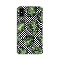 Geometrische jungle: iPhone Xs Volledig Geprint Hoesje