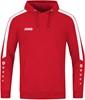 JAKO 6723K Sweater Met Kap Power Kids - Rood - 140